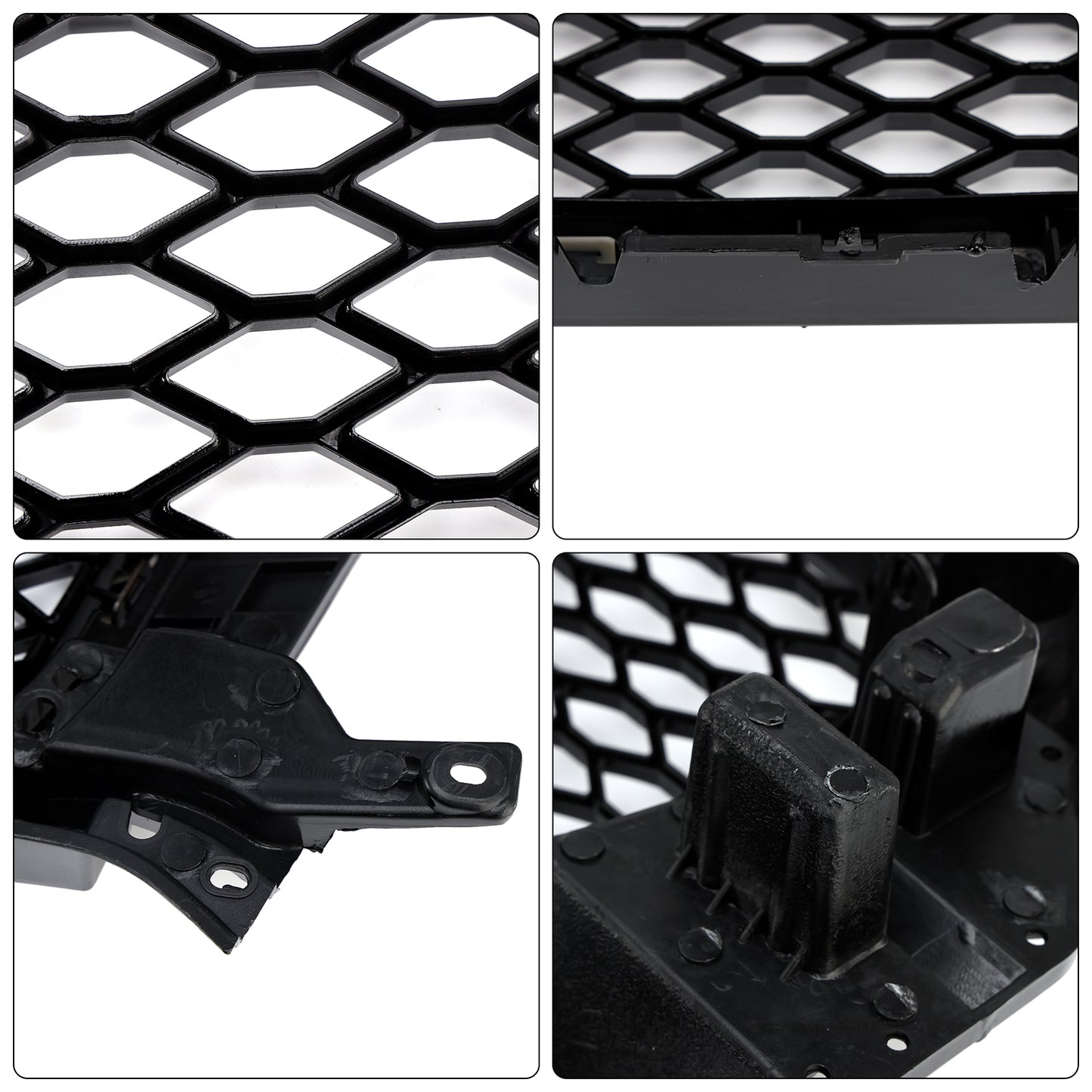 Griglia anteriore a nido d'ape Audi Q3 S-Line RSQ3 Style 2011-2015 nero lucido 5060531048501