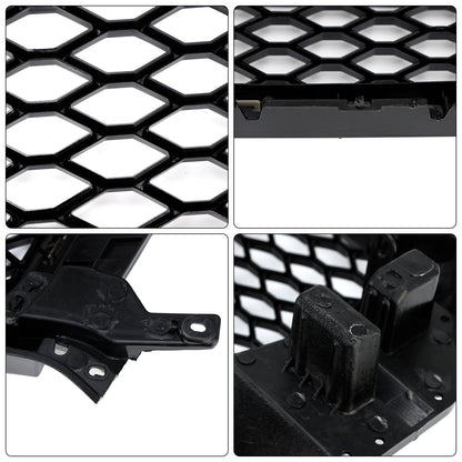 Griglia anteriore a nido d'ape Audi Q3 S-Line RSQ3 Style 2011-2015 nero lucido 5060531048501