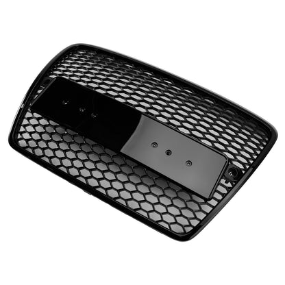 Griglia Anteriore Nido d’Ape Nera per Audi A6 C6 2004-2008 Versione Pre-Facelift