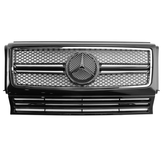 Griglia paraurti anteriore cromata nera Mercedes Benz Classe G W463 1990-2018