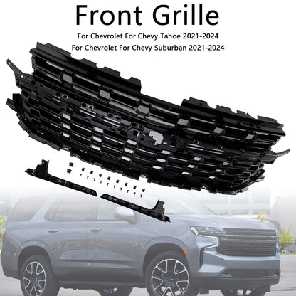 Griglia paraurti anteriore Chevrolet 2021-2024 per Chevy Suburban Z71-Look nera