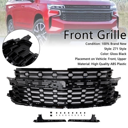 Griglia paraurti anteriore Z71-Look adatta per Chevrolet Tahoe/Suburban 2021-2024 nera