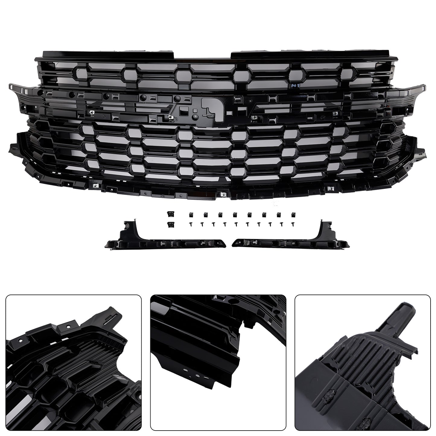 Griglia paraurti anteriore Z71-Look adatta per Chevrolet Tahoe/Suburban 2021-2024 nera