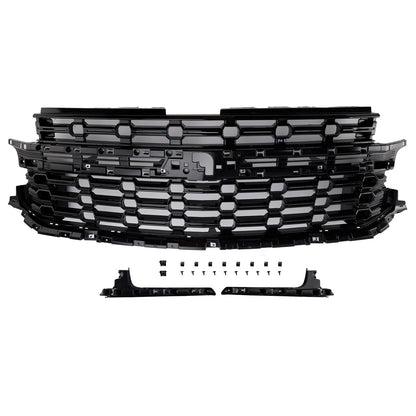 Griglia paraurti anteriore Z71-Look adatta per Chevrolet Tahoe/Suburban 2021-2024 nera