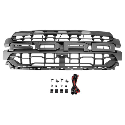 Griglia paraurti anteriore nera a LED per Ford F150 2024+