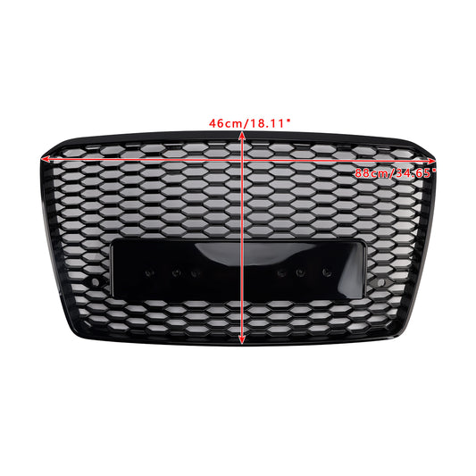 Griglia paraurti anteriore a nido d'ape per Audi A8 S8 RS8 Style 2015-2017 Nera