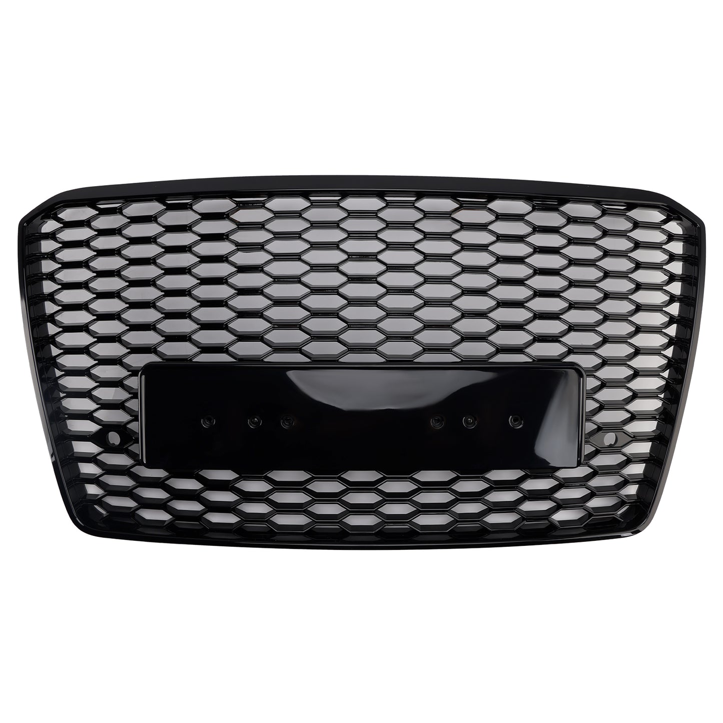 Griglia paraurti anteriore a nido d'ape per Audi A8 S8 RS8 Style 2015-2017 Nera