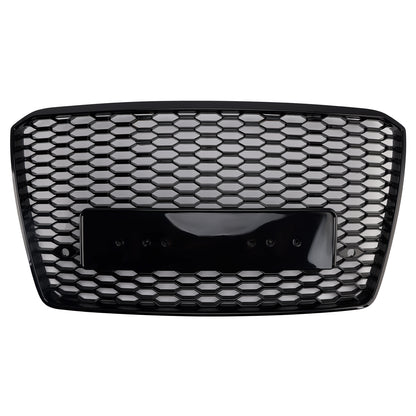 Griglia paraurti anteriore a nido d'ape per Audi A8 S8 RS8 Style 2015-2017 Nera