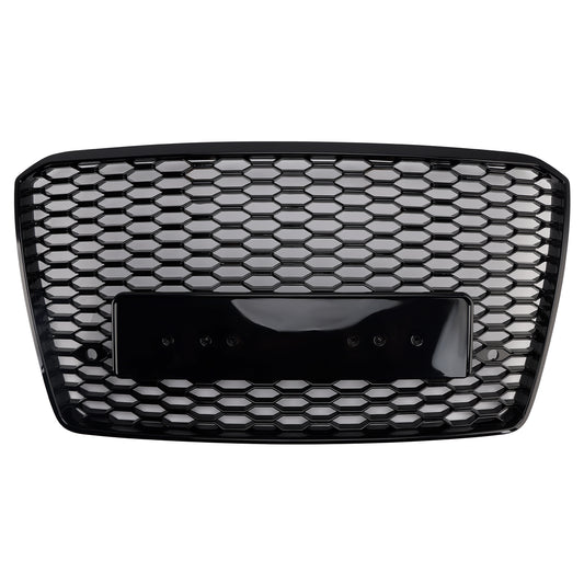 Griglia paraurti anteriore a nido d'ape per Audi A8 S8 RS8 Style 2015-2017 Nera