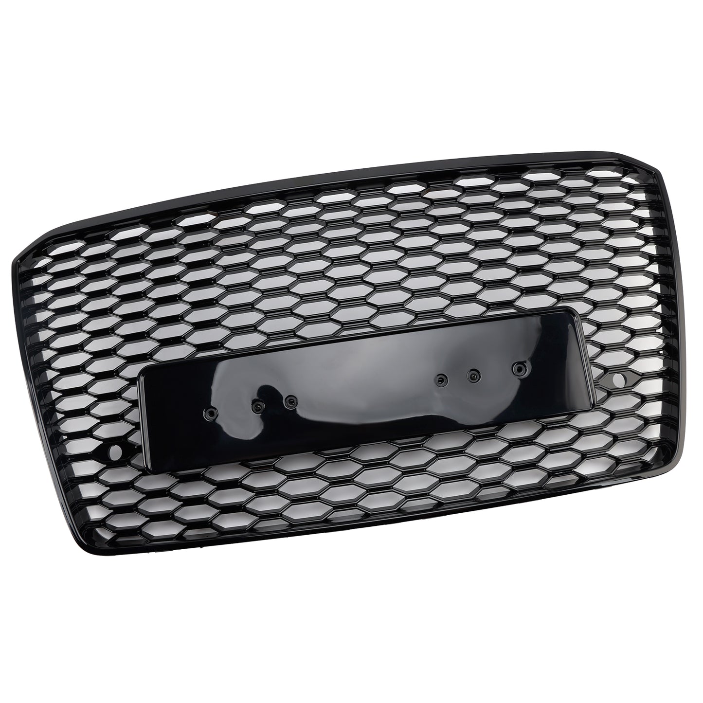 Griglia paraurti anteriore a nido d'ape per Audi A8 S8 RS8 Style 2015-2017 Nera