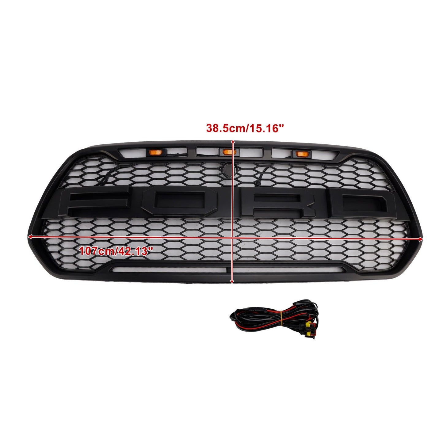 Griglia paraurti anteriore nera Ford Transit 150 250 350 350H 2015-2019