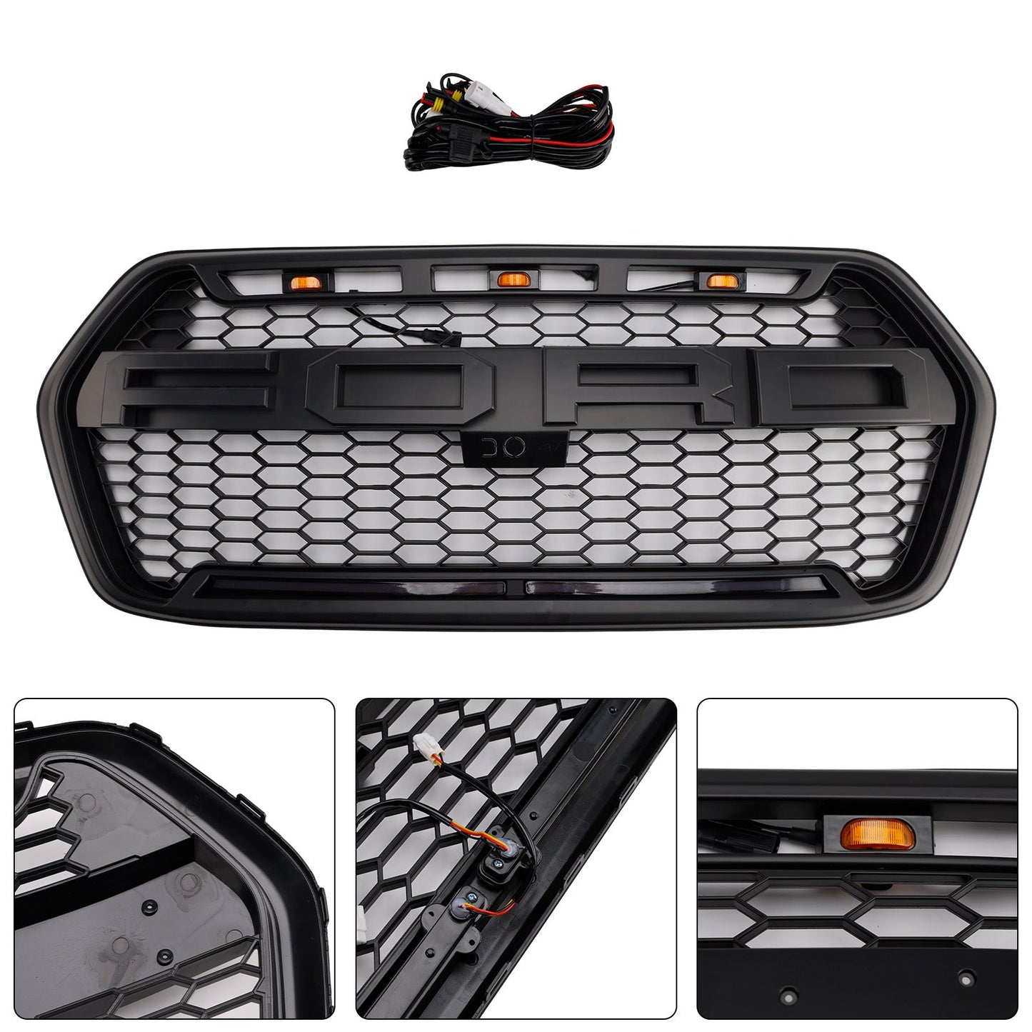 Griglia paraurti anteriore stile Raptor per Ford Transit 150 250 350 2020-2025