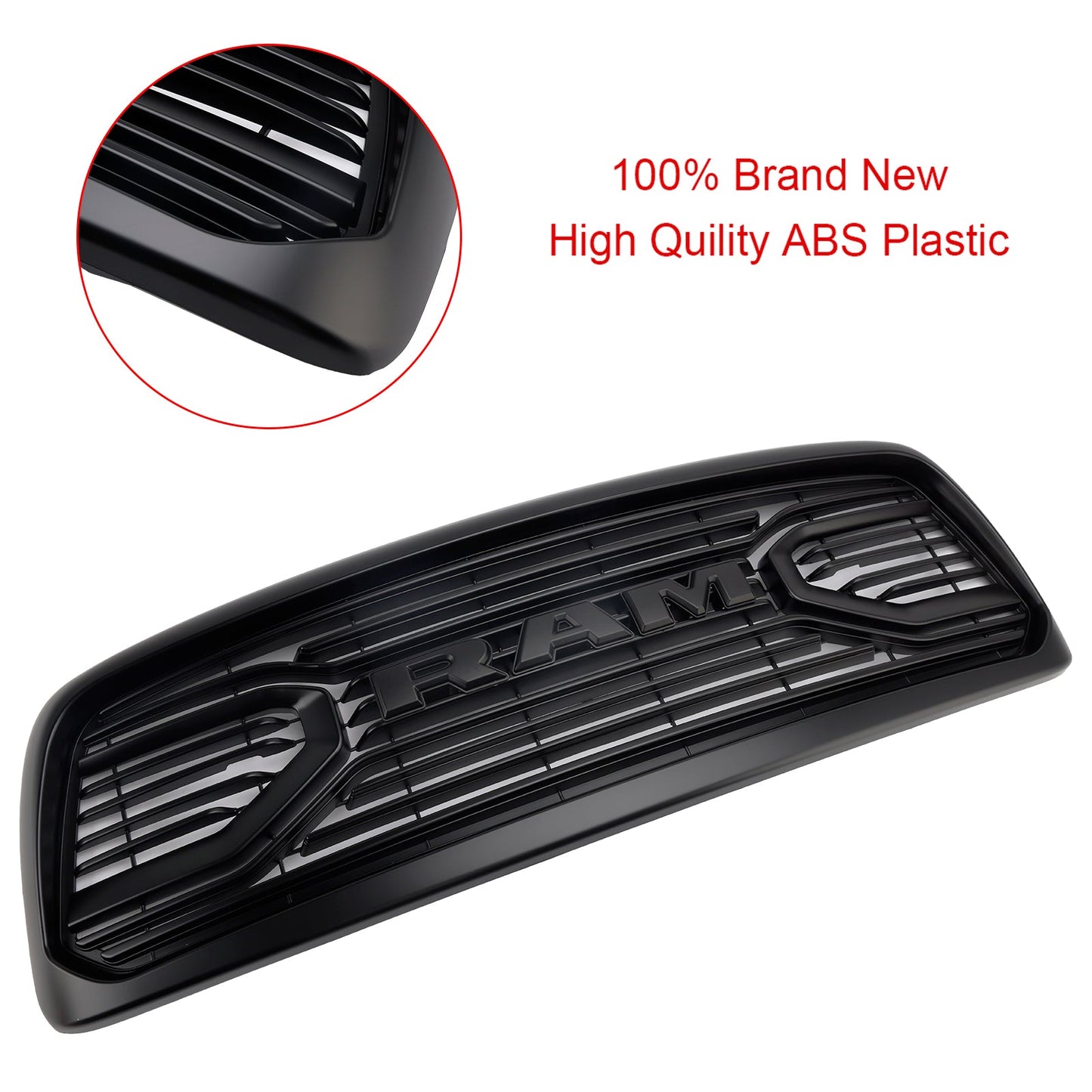 Griglia paraurti anteriore stile Rebel Dodge RAM 1500/2500/3500 2002-2005