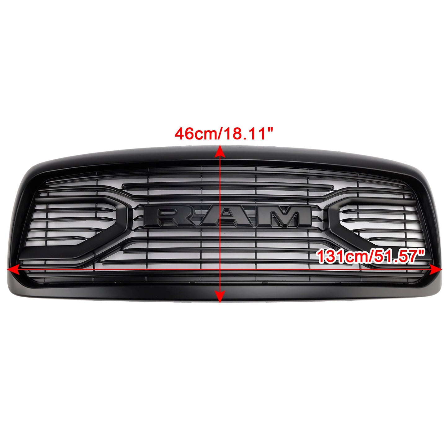 Griglia paraurti anteriore stile Rebel Dodge RAM 1500/2500/3500 2002-2005