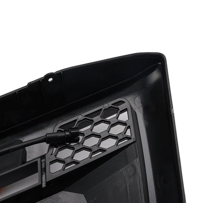 Griglia paraurti anteriore nera opaca Ford Ranger 1998-2000 con luce a LED