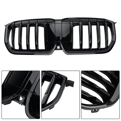 Griglia anteriore a rene per paraurti anteriore BMW X1 U11 U12 2023-2024 nera lucida