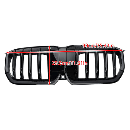 Griglia anteriore a rene per paraurti anteriore BMW X1 U11 U12 2023-2024 nera lucida