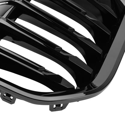 Griglia anteriore a rene per paraurti anteriore BMW X1 U11 U12 2023-2024 nera lucida