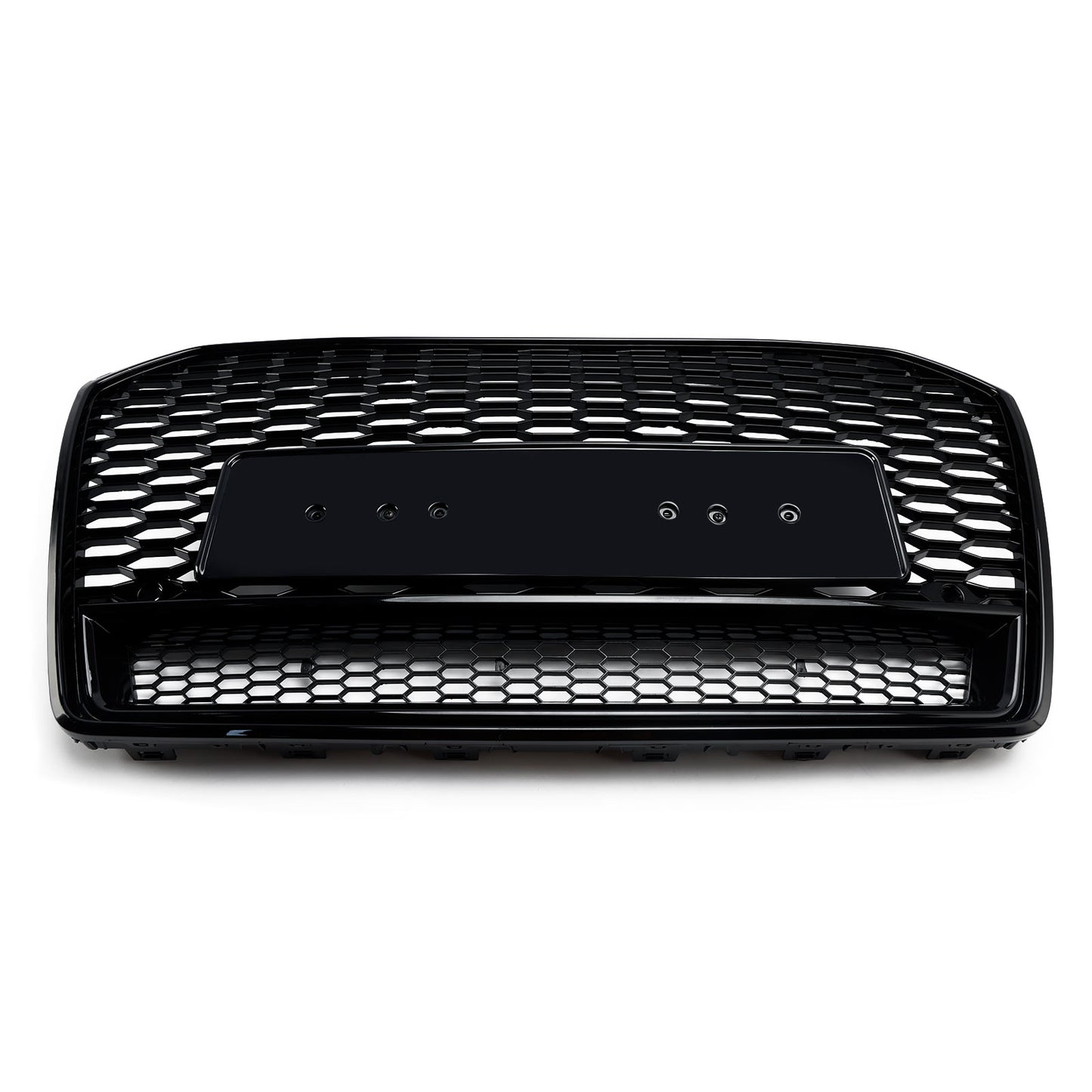 Griglia della griglia anteriore della maglia del favo di stile di Audi A6 S6 C7 C7PA RS6 2016-2018 nera