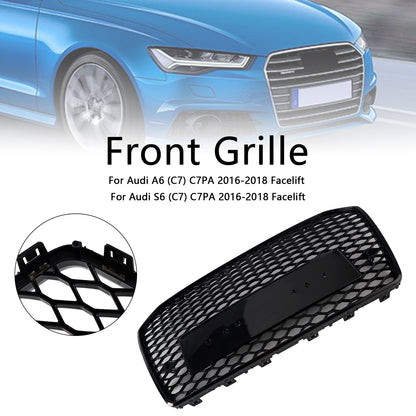 Griglia anteriore a nido d‘ape Audi S6 (C7) C7PA Facelift 2016-2018 Stile RS6