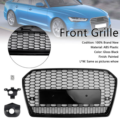 Griglia anteriore a nido d'ape in stile RS6 Audi A6 (C7) C7PA Facelift 2016-2018