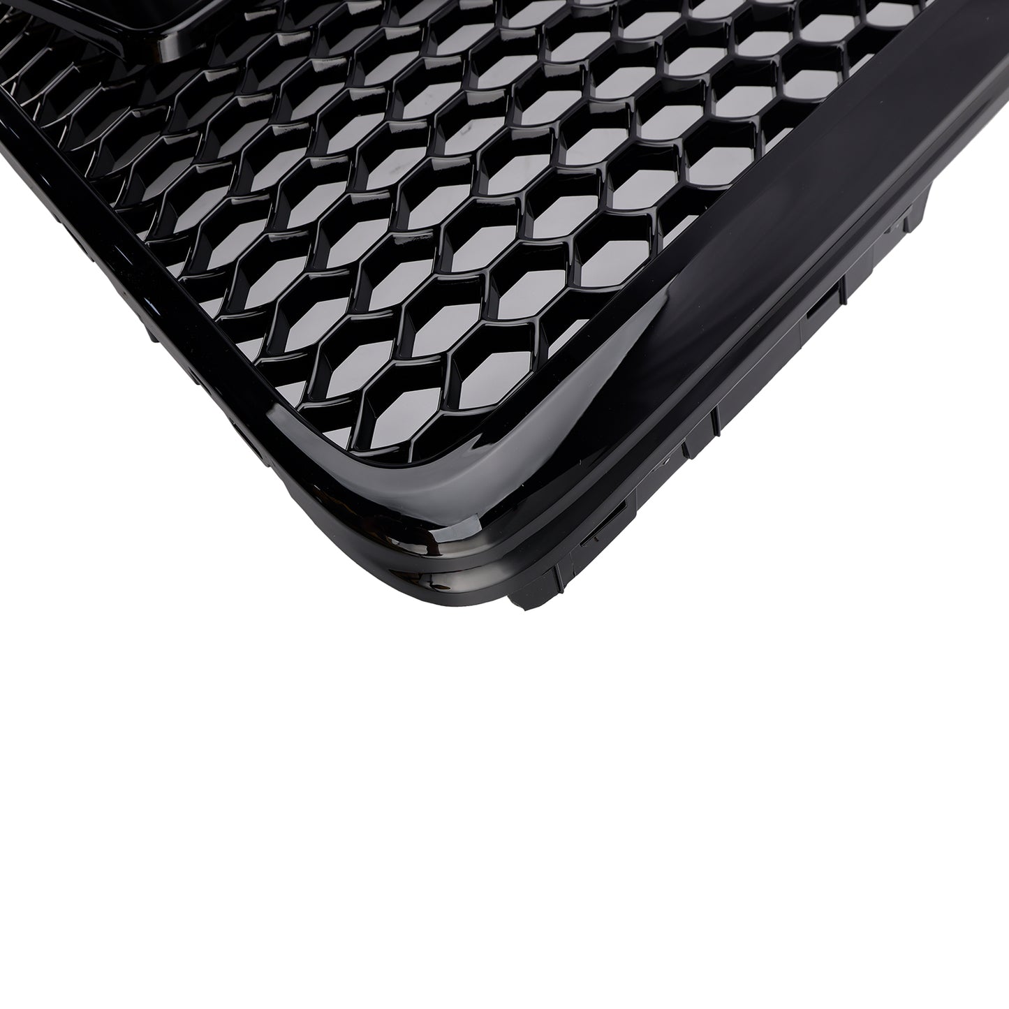 Griglia paraurti anteriore a nido d'ape nera Audi A6 C6 Facelift 2008-2011