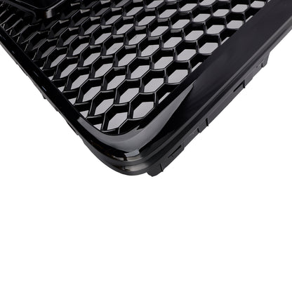 Griglia paraurti anteriore a nido d'ape nera Audi A6 C6 Facelift 2008-2011