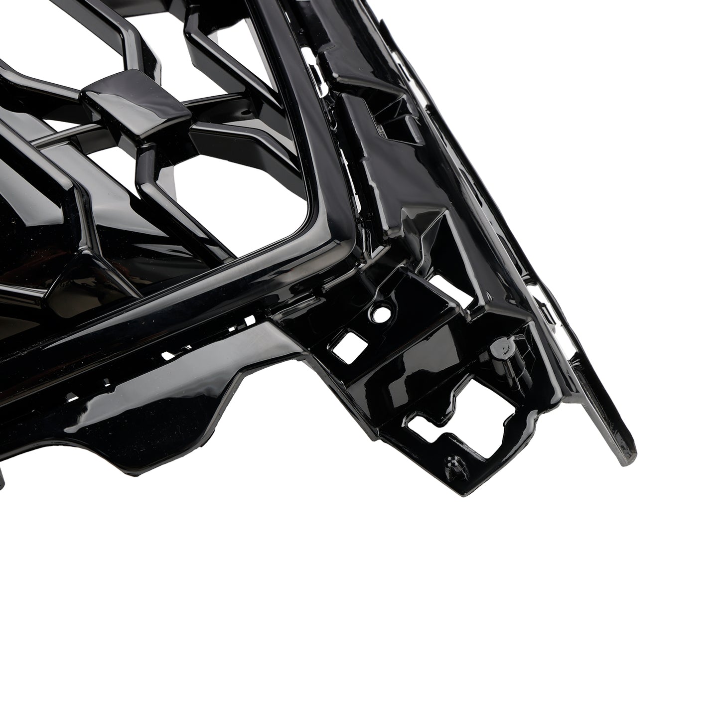 Griglia sostitutiva nera a nido d'ape per paraurti anteriore stile Audi A3/A3 Sline/S3 RS3 2020-2024