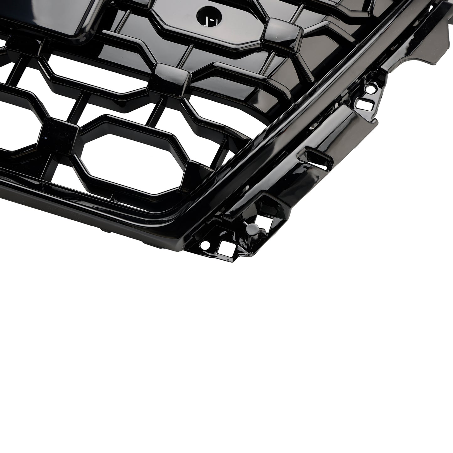 Griglia sostitutiva nera a nido d'ape per paraurti anteriore stile Audi A3/A3 Sline/S3 RS3 2020-2024