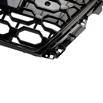 Griglia sostitutiva nera a nido d'ape per paraurti anteriore stile Audi A3/A3 Sline/S3 RS3 2020-2024
