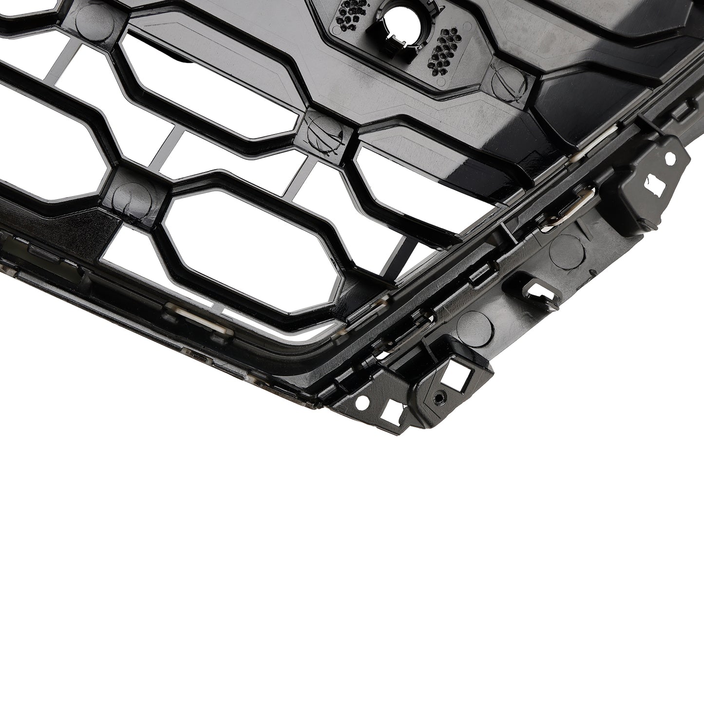 Griglia sostitutiva nera a nido d'ape per paraurti anteriore stile Audi A3/A3 Sline/S3 RS3 2020-2024