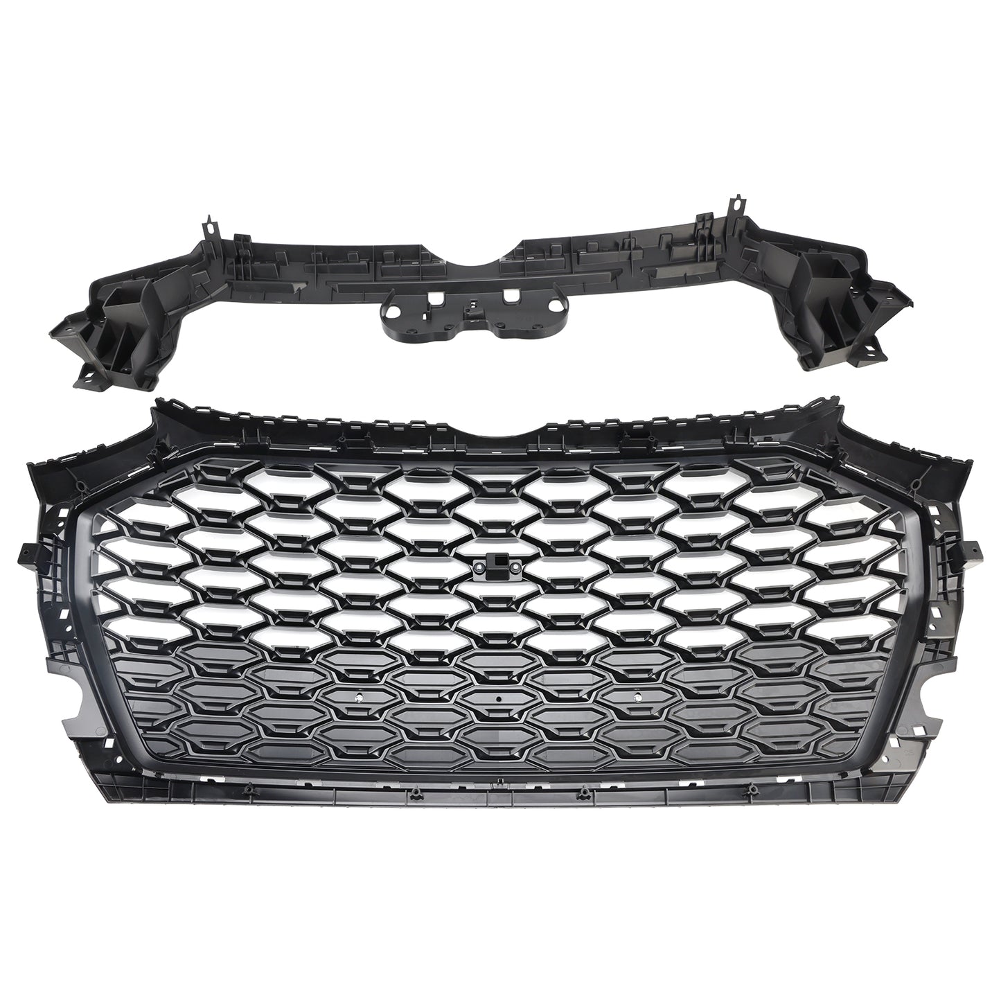 Griglia paraurti anteriore Audi Q5 2021-2025 griglia a nido d'ape e copertura fendinebbia