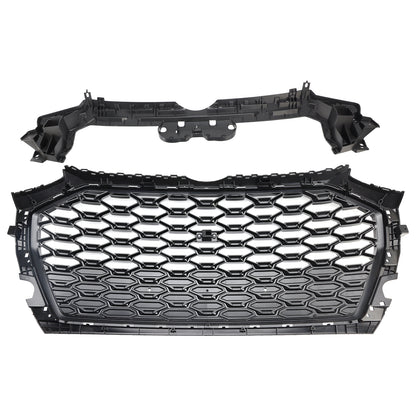 Griglia paraurti anteriore Audi Q5 2021-2025 griglia a nido d'ape e copertura fendinebbia