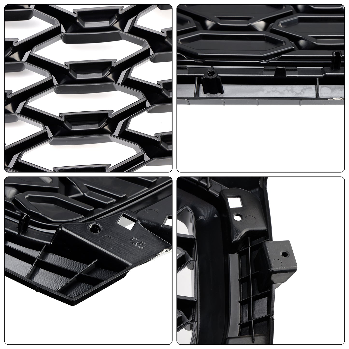Griglia anteriore a nido d'ape in stile Audi Q5 SQ5 RSQ5 2021-2025