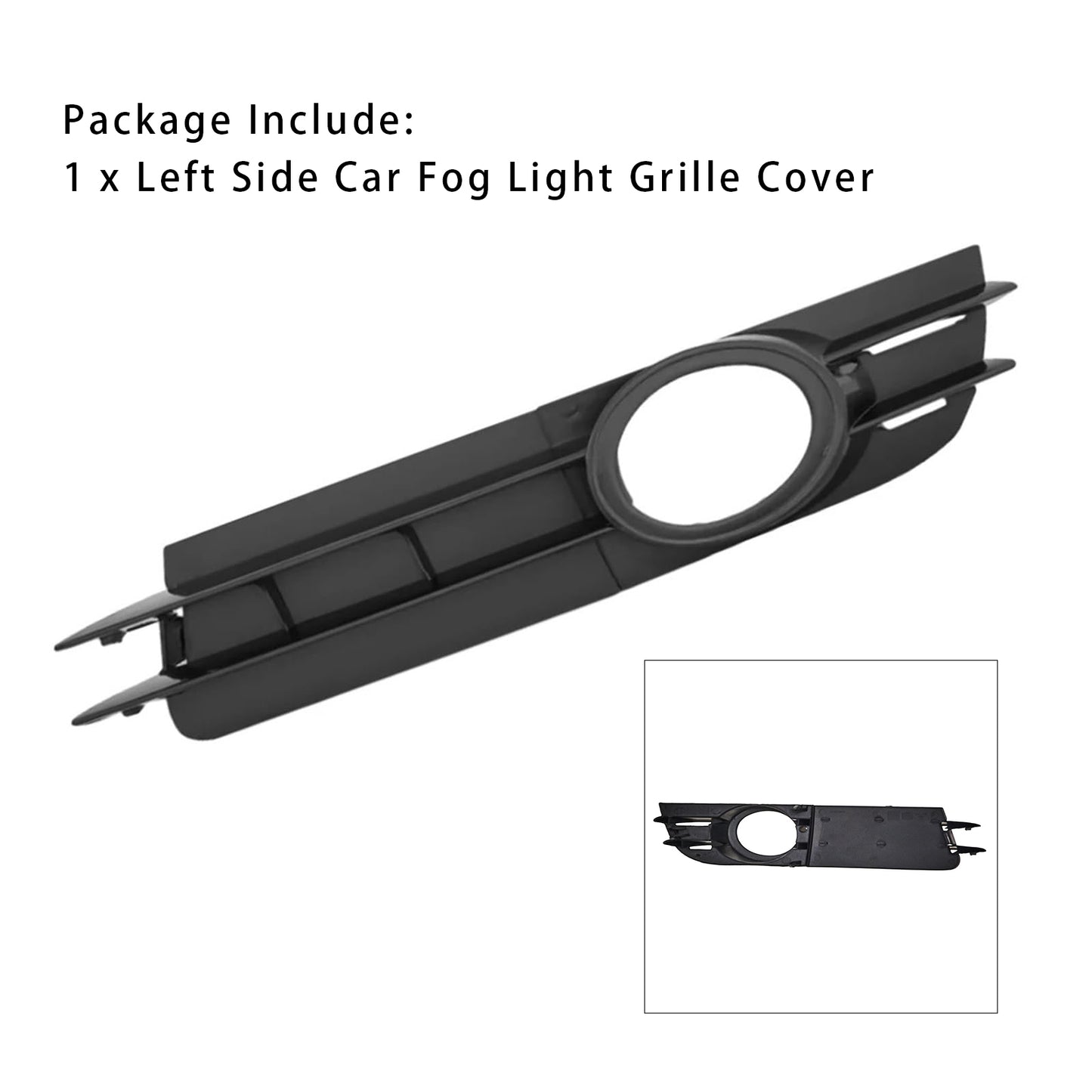 Griglia di copertura del fendinebbia lato sinistro per Audi A6 C6 2005-2008 4F0807681A