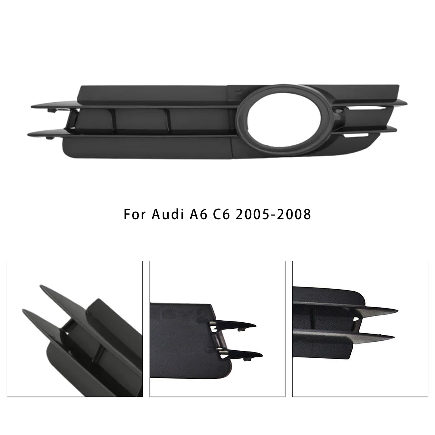 Griglia di copertura del fendinebbia lato sinistro per Audi A6 C6 2005-2008 4F0807681A