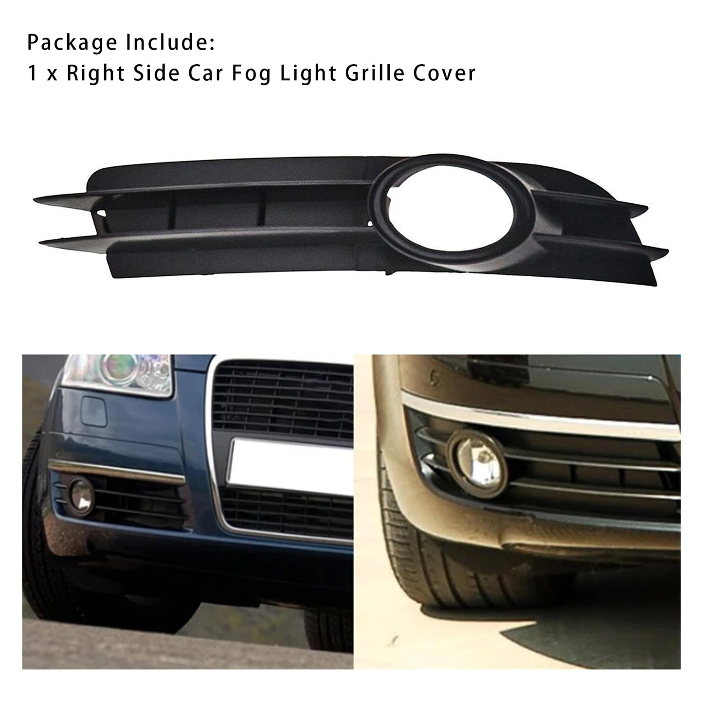 Griglia di copertura del fendinebbia lato destro per Audi A6 C6 2005-2008 4F0807682A