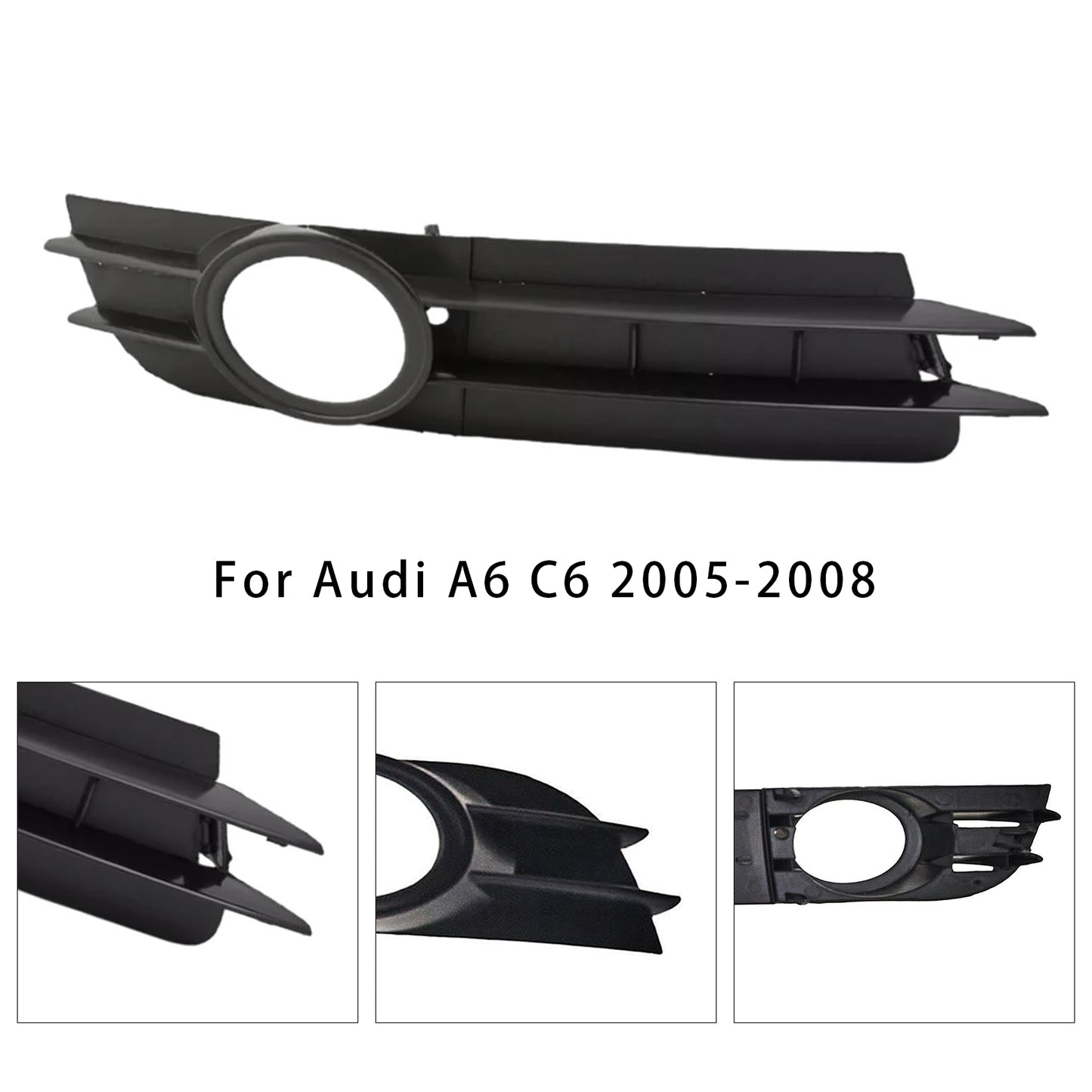 Griglia di copertura del fendinebbia lato destro per Audi A6 C6 2005-2008 4F0807682A