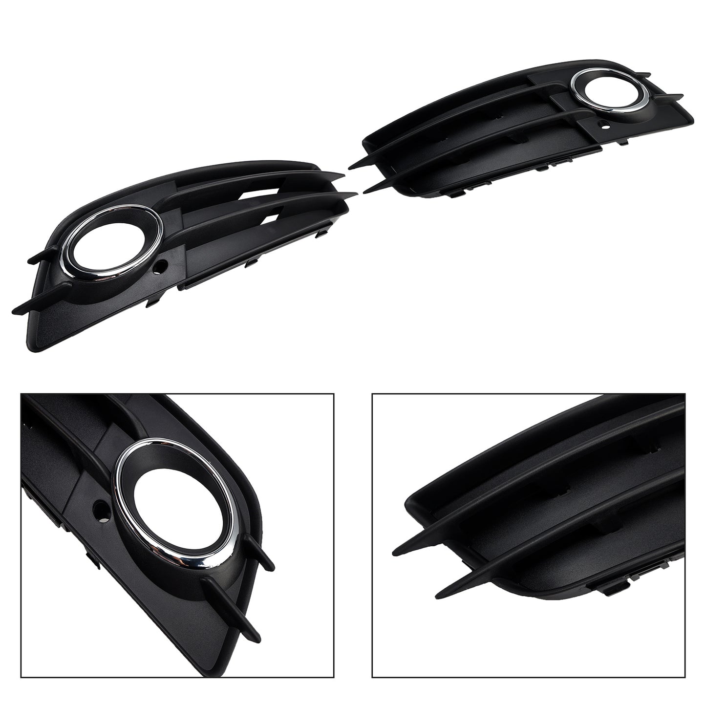 Griglia di copertura fendinebbia sinistra e destra per Audi A4 B8 S-Line S4 2008-2012