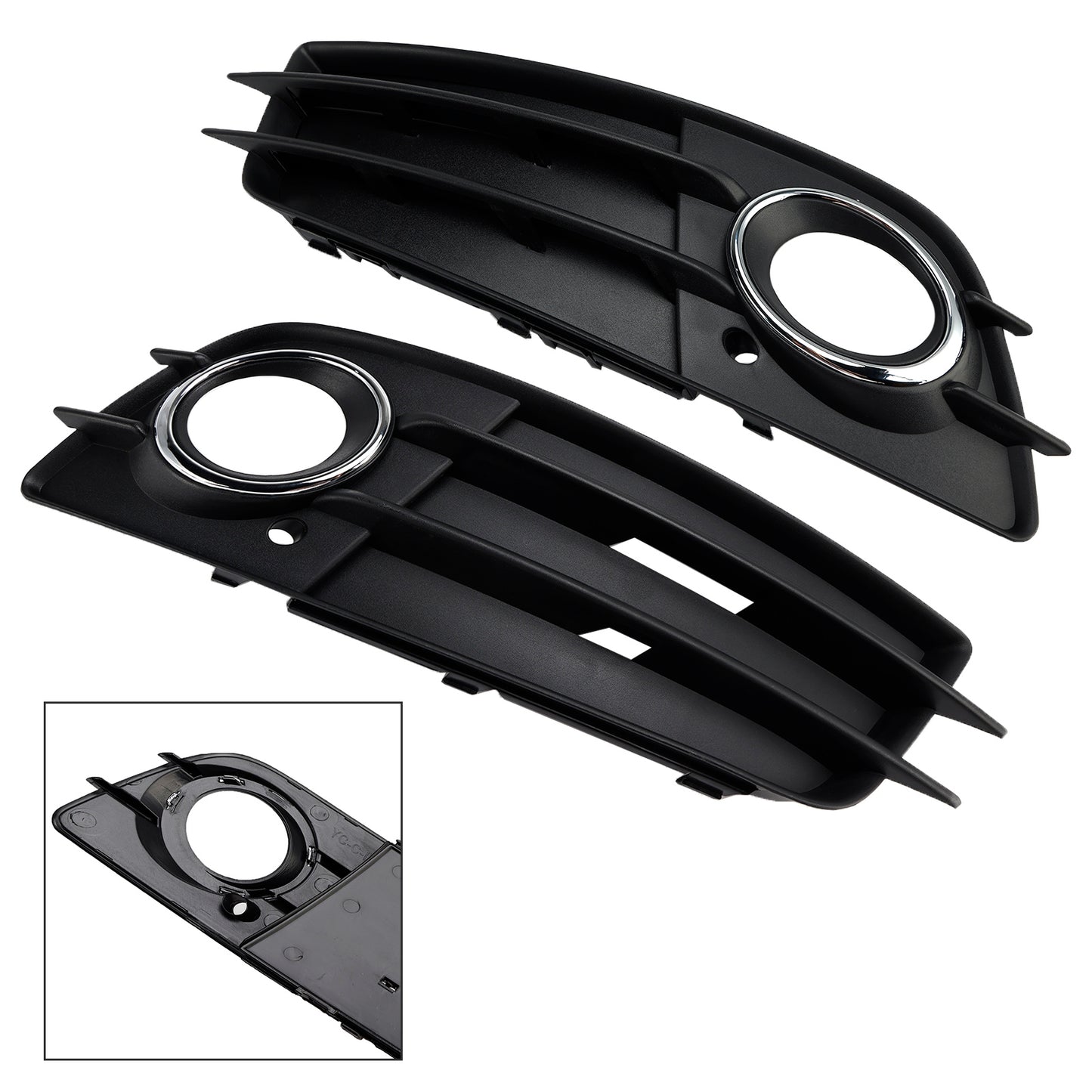 Griglia di copertura fendinebbia sinistra e destra per Audi A4 B8 S-Line S4 2008-2012