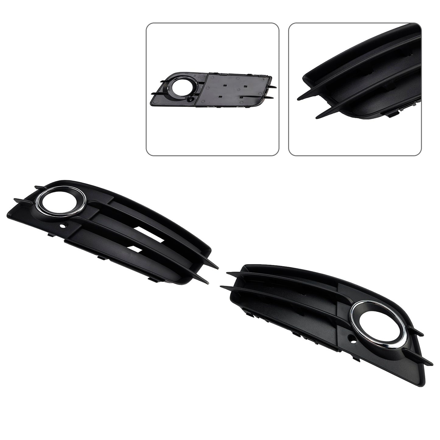 Griglia di copertura fendinebbia sinistra e destra per Audi A4 B8 S-Line S4 2008-2012