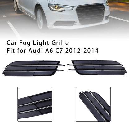 2011-2014 Audi A6 C7 1 coppia di griglie di copertura fendinebbia paraurti anteriore