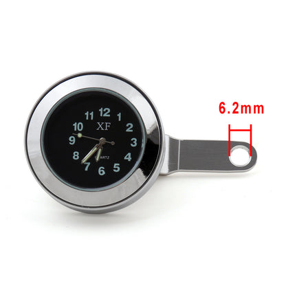 Moto Resistente all&#39;acqua Manubrio Freno Frizione Mount Clock Quadrante elettroluminescente Generico