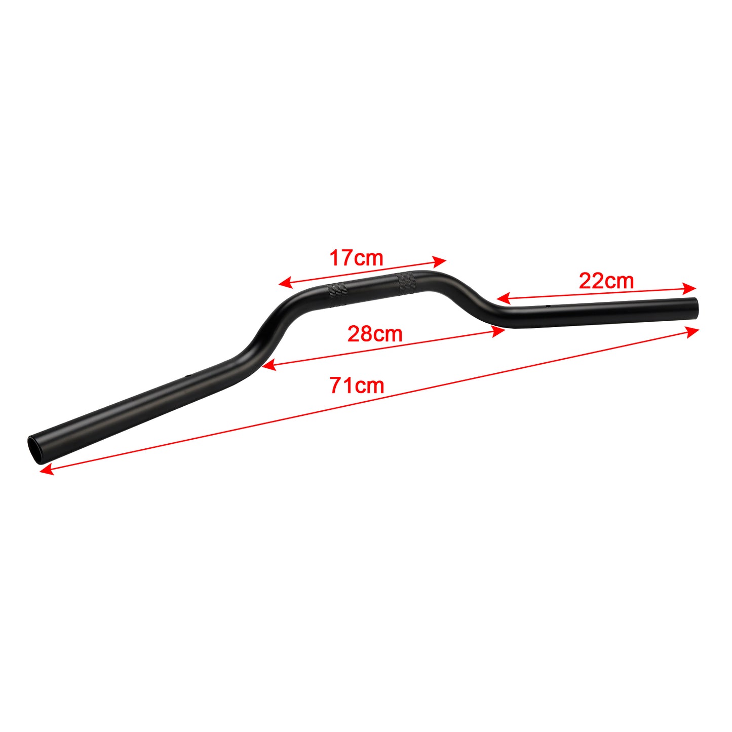 1 Manubrio Tracker da 25 mm Drag Bar per Harley Sportster XL 883 1200 Generico