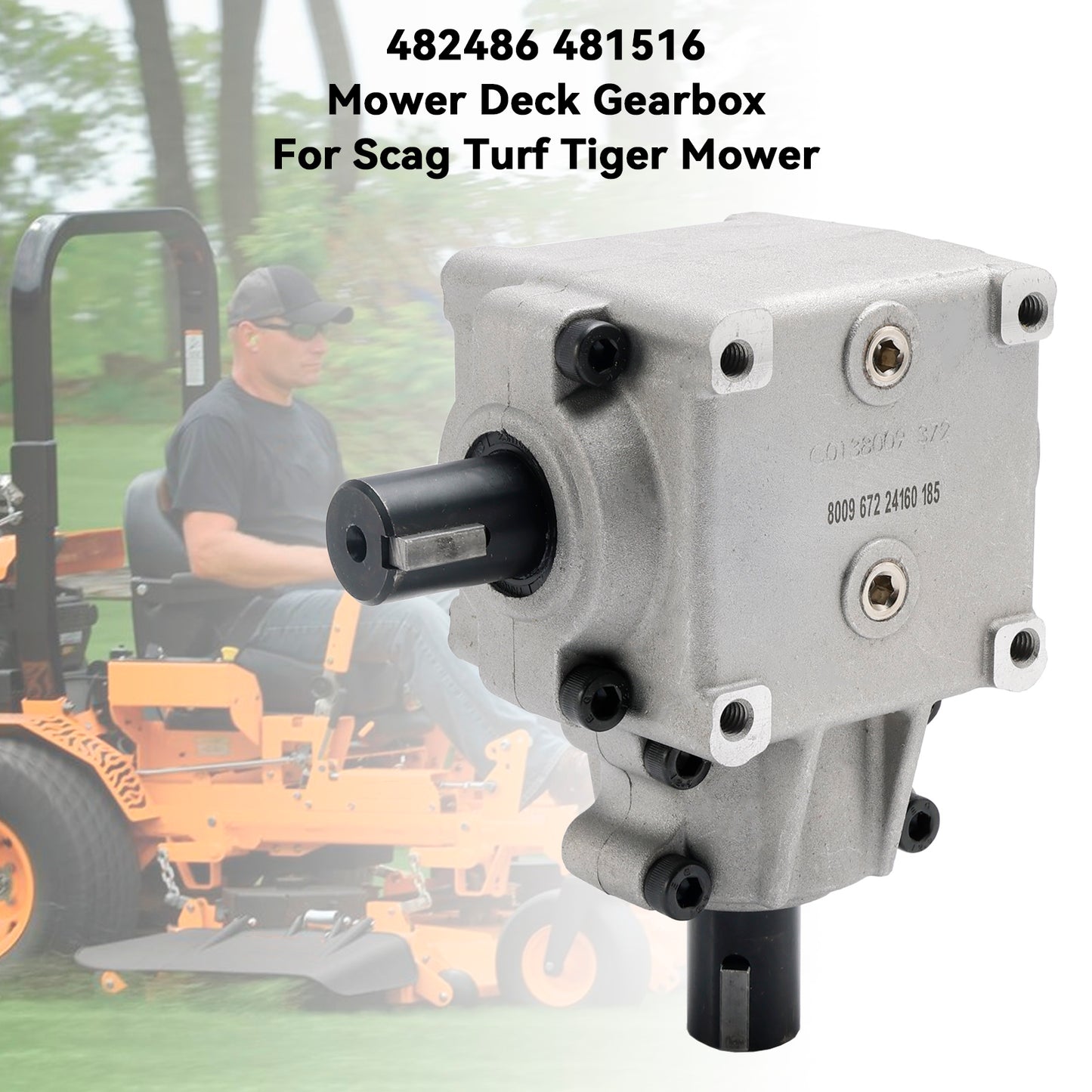 Gruppo riduttore piatto tosaerba 482486 481516 per tosaerba Scag Turf Tiger