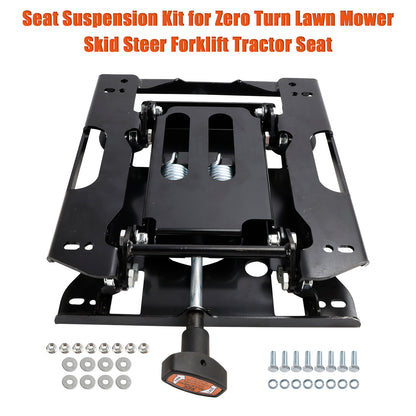 Kit di sospensione del sedile per trattore, tosaerba, carrello elevatore e minipala con raggio di sterzata zero