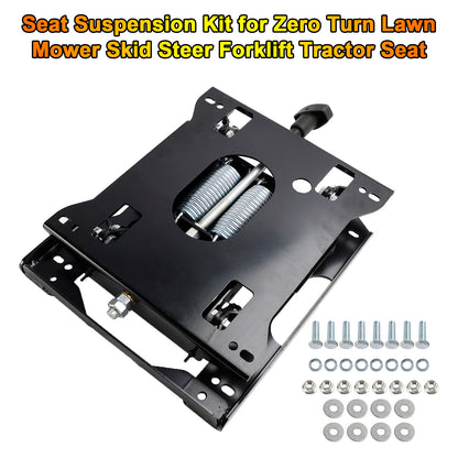 Kit di sospensione del sedile per trattore, tosaerba, carrello elevatore e minipala con raggio di sterzata zero