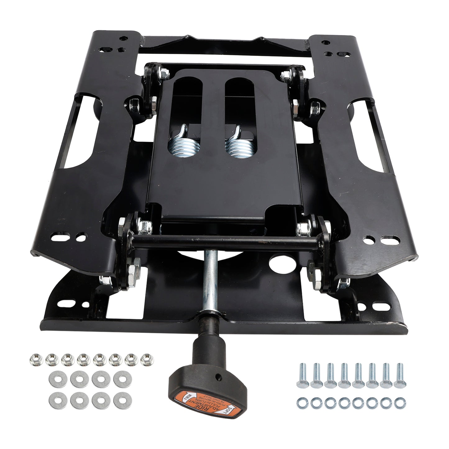 Kit di sospensione del sedile per trattore, tosaerba, carrello elevatore e minipala con raggio di sterzata zero