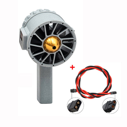 Set di ventole a 12 pale Ventilatore a turbina violenta Soffiatore di polvere industriale Turbofan Bianco