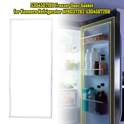 5304507199 Guarnizione porta congelatore per frigorifero Kenmore AP6037262 5304507208